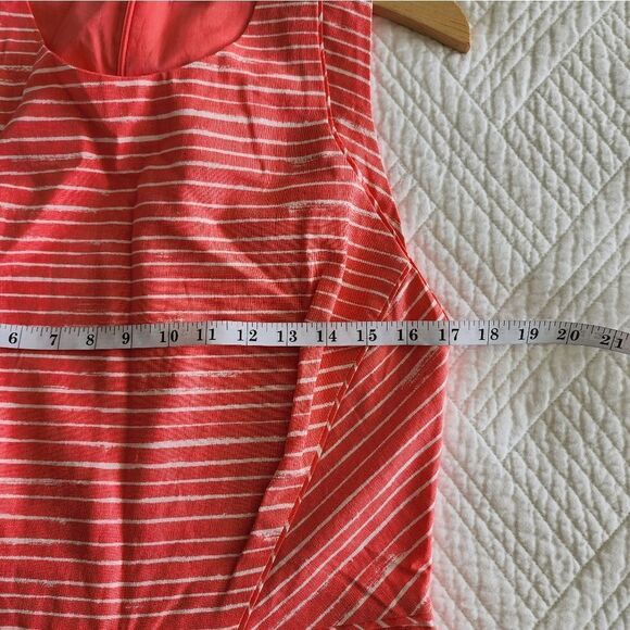 Gap linen cotton blend side pockets stripe dress - Picture 10 of 16